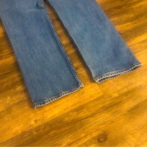 Levi’s Wedgie straight jeans button fly medium wash size 27 - Picture 11 of 13